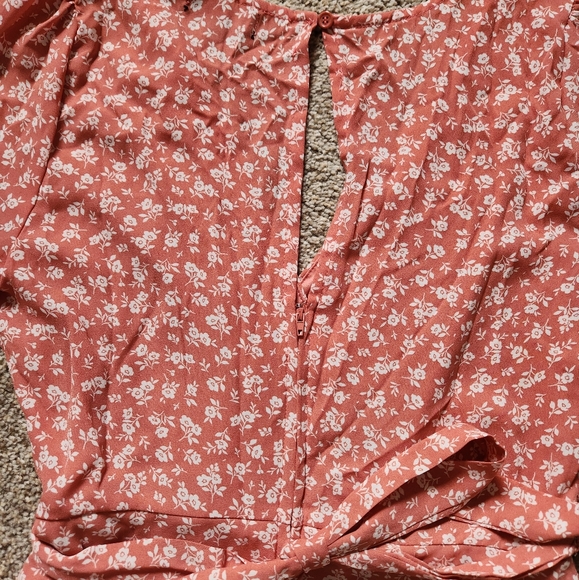 LIKE NEW Trixxi Floral Long Sleeve Wrap Dress - Picture 2 of 9